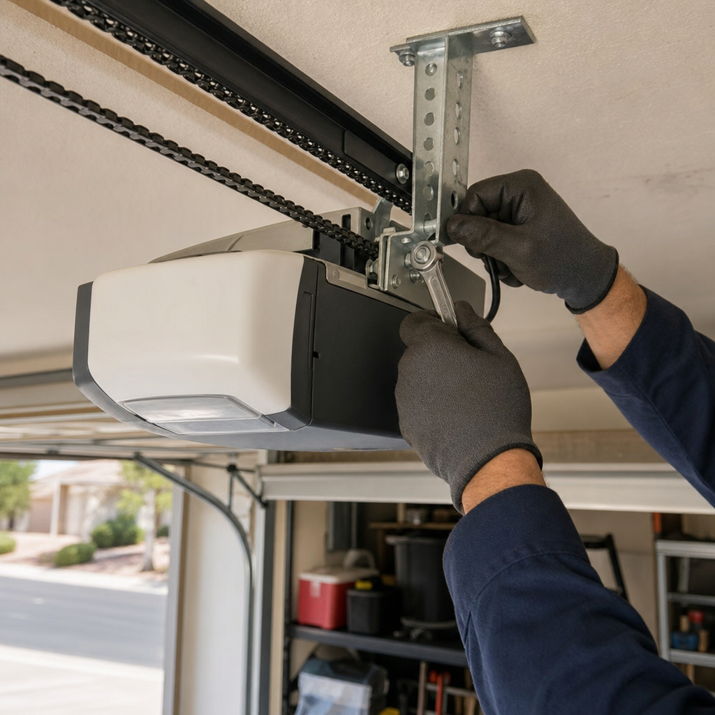 Garage door opener repair by professional