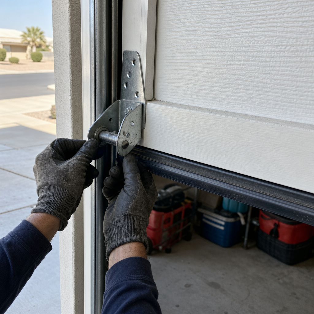 Garage door roller adjustment in Las Vegas, NV